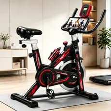 Profissional Bicicleta Ergométrica Spinning Até 150kg Inércia 15kg Ajustável Alto Silenciosa Bike Spinning Para Fitness