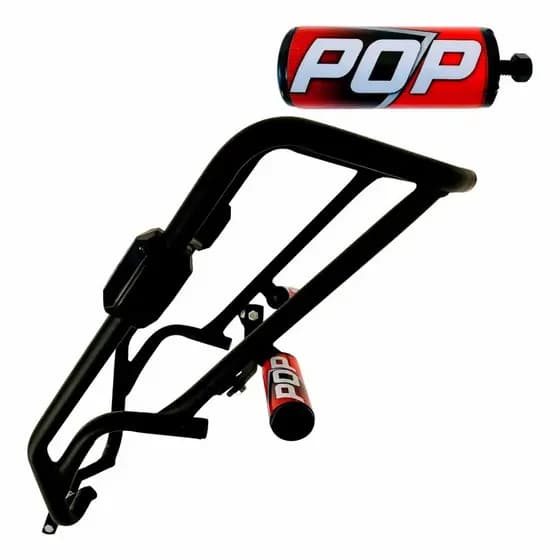Protetor de Carenagem Pop 110i Modelo 2016 até 2024 Protetor Carenagem Tanque Vermelho Mata Cachorro Honda Pop 110i110ES