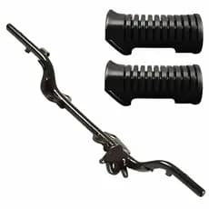 Estribo Com 2 Borracha Cg 125 150 160 Titan Fan Cargo Start 2004 á 2015