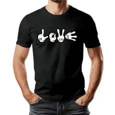 Camiseta Camisa 26.1 Algodão Love Amor Confortável Leve Unissex