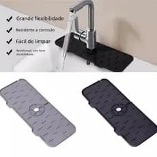 Protetor de Torneira Silicone - Tapete Absorvente Cozinha e Banheiro