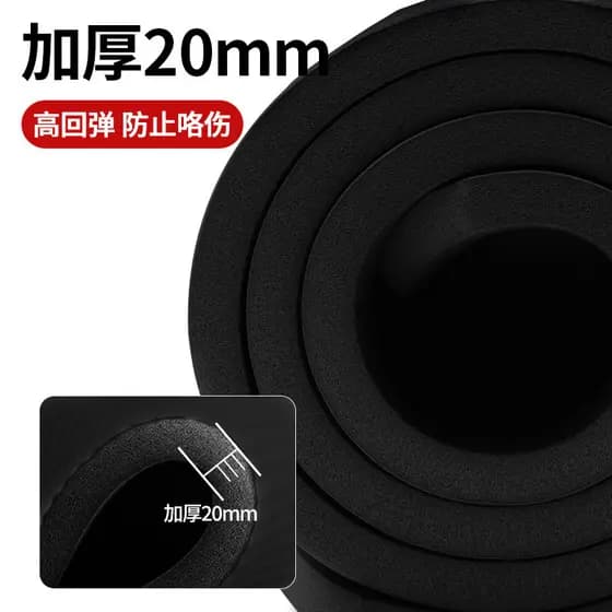 Tapete de ioga antiderrapante dedicado para homens, alargamento estendido, tapete de Fitness Extra grosso, tapete esport