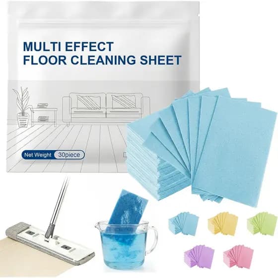 30 Tabletes de Limpeza para Pisos, Limpador Multiuso Solúvel em Água, Adequado para Mop, Madeira, Piso Composto, Azulejo