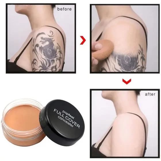 Corretivo monocromático, corretivo de maquiagem reduz olheiras, cobrem bolsas para os olhos marcas de Acne 5 cores dispo