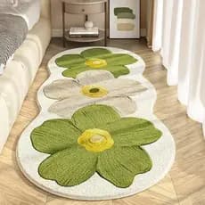 1 peça de tapete de imitação de cashmere espesso de 50*120cm, macio e confortável, para decoração de casa, quarto, ao la