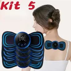 Kit 5 Massageador Elétrico Cervical para Pescoço