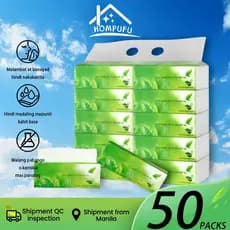 10~60 Unidades de Lenços Faciais de Chá Verde Orgânico, Papel Higiênico Dobrável, Toalha Pessoal Macia e Absorvente para