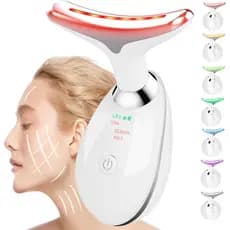Massageador facial e de pescoço TI,7 C Ir, massageador facial adequado para rosto e pescoço, ferramenta de cuidado facia
