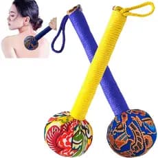 Martelo de massagem de artemísia, massageador de costas, massageador para alívio da dor no pescoço, costas, ombros e cor