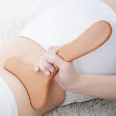 Ferramenta de Massagem para Terapia com Madeira Komogir, Massageador de Drenagem Linfática de Madeira, Ferramenta de Esc
