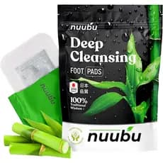Patches de Limpeza Profunda para os Pés Nuubu - Patches Herbais Naturais para Cuidado dos Pés, Ingredientes Naturais Org