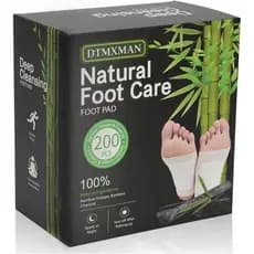 200 almofadas de bambu para os pés, limpeza natural, promove o sono, adequadas para relaxamento diário e alívio da dor n