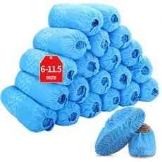 Capas descartáveis para sapatos, 200 pacotes (100 pares) |   Antiderrapante, durável, para uso interno |   Proteja sua c