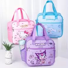 Sanrio [Bolsa para Lancheira] Bolsa para Lancheira Sanrio Kuromi Hello Kitty, Bolsa Térmica para Lancheira, Bolsa de Arm