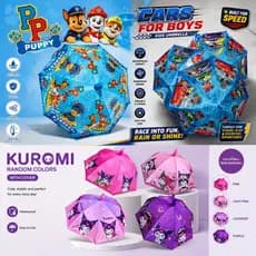 Novo Guarda-Chuva Infantil, COM CAPA, Ideal para Dias de Sol e Chuva, Leve, Durável e com Preço Super Acessível!