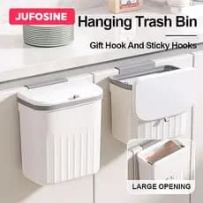 Lixeira de Parede [8.5/9/12L] com Tampa Deslizante para Cozinha, Banheiro e Lavabo