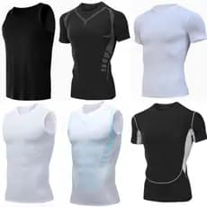 Roupas de Fitness terno esportivo masculino verão correndo roupas de secagem rápida manhã correndo basquete sala equipam
