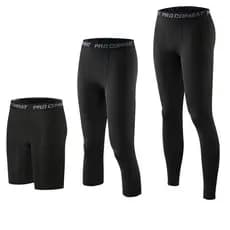 Esportes calças magras homens correndo treinamento de compressão Fitness Wear basquete respirável cortado alta elástica