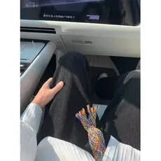 Calças casuais masculinas com estampa de orelha de trigo outono 2025 novo estilo Street Wear calças de perna reta All-Ma