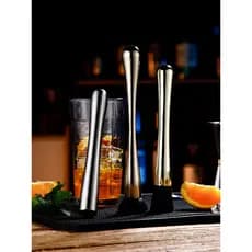 Barra de aço inoxidável martelo de gelo bartender picolé Cocktail suco pressionando vara limão martelo suco pressionando