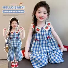 Fato de Manga Longa Moda Infantil, Fato de Primavera Outono Top+Trousers 2-Piece Suit,