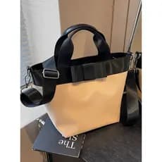 bolsa feminina bolsa transversal feminino Bolsa feminina cesta de vegetais nicho bolsa balde de pano de Nylon