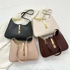 bolsa feminina bolsa transversal feminino Ins francês nicho textura saco feminino 2026 inverno nova cor plutônio axilas
