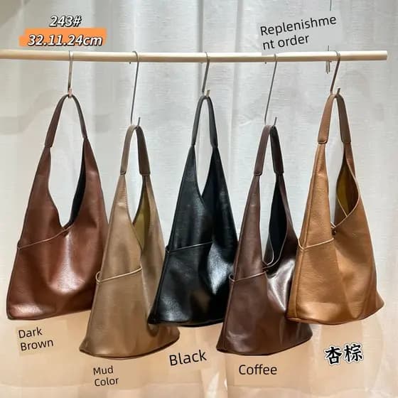 bolsa feminina bolsa transversal feminino Nicho preguiçoso solto sacola feminina francês outono inverno High-End sentime