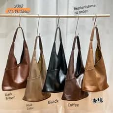 bolsa feminina bolsa transversal feminino Nicho preguiçoso solto sacola feminina francês outono inverno High-End sentime