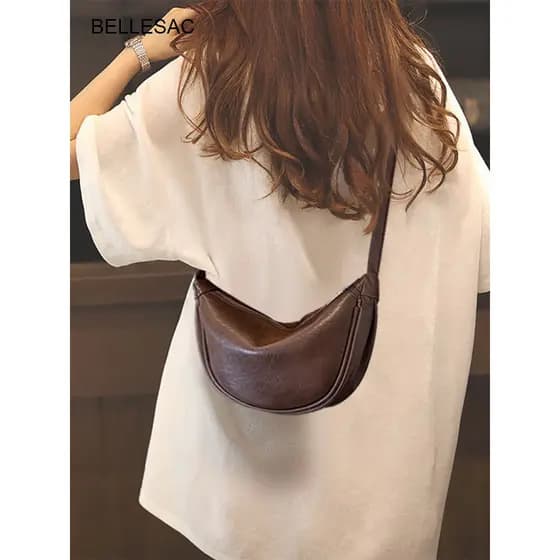 Bolsa bolsa feminina Super quente pequeno saco feminino 2025 novo estilo Commuter bolsa feminina High-End luz luxo nicho