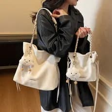 Bolsa bolsa transversal feminino Amy coelho bolsa feminina 2026 novo estilo diário Casual simples cor sólida All-Match C