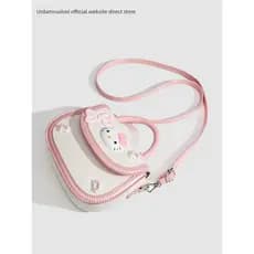 bolsa feminina Bolsa UR nicho bonito KT gato portátil sela saco feminino 2026 novo estilo rosa doce Commuter ombro mensa
