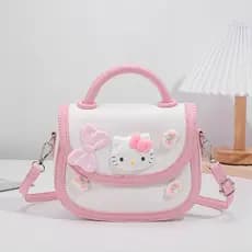 bolsa feminina Bolsa Bolsa bonito KT rosa Kitty sela saco feminino bonito dos desenhos animados bolsa de ombro Crossbody