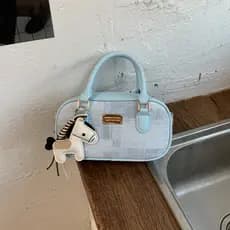 bolsa transversal feminino Bolsa CARIEDO Nicho Bowling Bag Mulheres 2026 Primavera Novo Estilo Travesseiro Bolsa Mensage