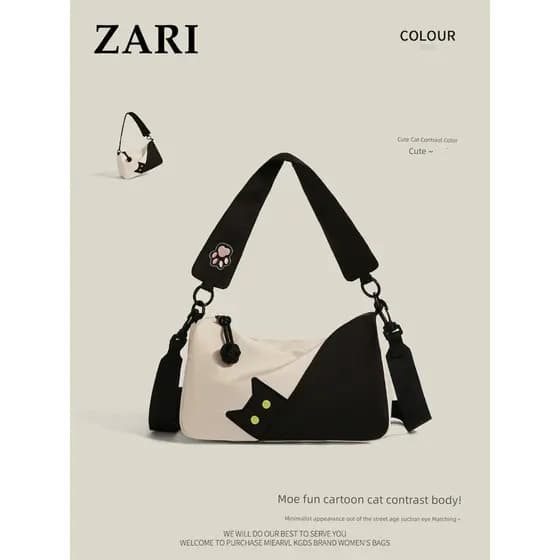 bolsa transversal feminino bolsa feminina 2026 novo estilo verão axilas saco feminino grande capacidade Casual saco de t