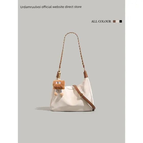 bolsa feminina bolsa transversal feminino U & R High-End Chain Underarm Bag Mulheres 2026 Verão Novo Estilo Grande Capac