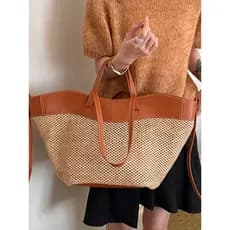 bolsa transversal feminino bolsa feminina Bolsa Tote com Design de nicho francês, bolsa plissada nas axilas, bolsa de co