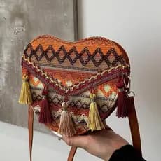 Bolsa bolsa transversal feminino Bolsa estilo étnico deste ano 2026 novo estilo bolsa mensageiro de um ombro bolsa de am