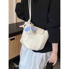 Bolsa bolsa transversal feminino Moda simples axilas pequeno saco feminino 2026 novo estilo explosão Crack couro macio b
