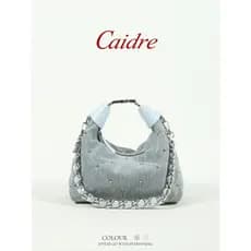 Bolsa bolsa feminina Caidre Retro corrente ombro axila saco 2026 novo estilo Commuter lona saco do mensageiro portátil p