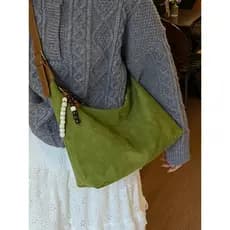 bolsa feminina bolsa transversal feminino Bolsa de viagem de camurça Popular deste ano feminina 2026 verão novo estilo n