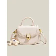 Bolsa bolsa feminina Branco luar sela saco feminino 2026 novo estilo High-End textura bolsa mensageiro pequeno saco nich