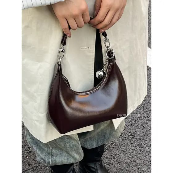 bolsa transversal feminino bolsa feminina Outono inverno nicho versão coreana saco feminino 2026 novo estilo Commuter Hi