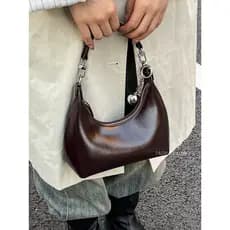 bolsa transversal feminino bolsa feminina Outono inverno nicho versão coreana saco feminino 2026 novo estilo Commuter Hi