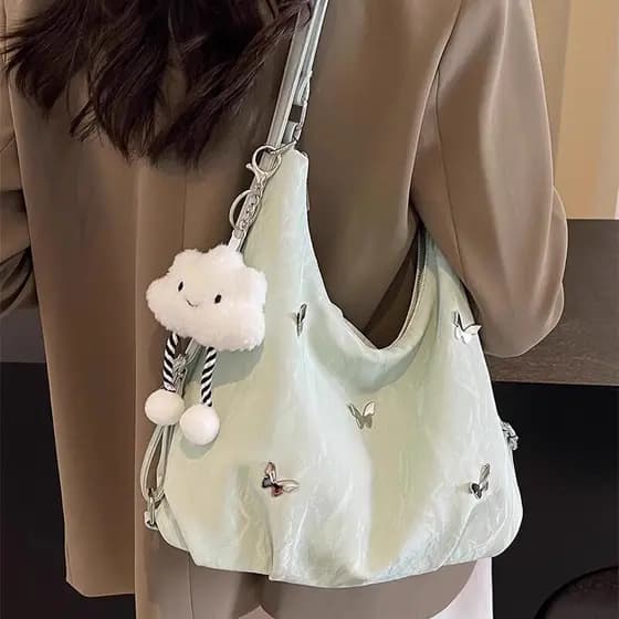 bolsa transversal feminino bolsa feminina Bolsa mensageiro feminina de grande capacidade 2025 novo estilo bolsa de verão