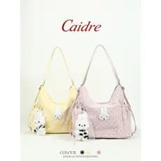 bolsa transversal feminino Bolsa Caidre Coreano Bonito Polka Dot Tote Bag Feminino 2026 Novo Estilo Commuter Ombro Bolsa