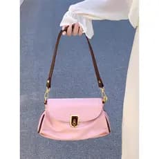 Bolsa bolsa transversal feminino Alto valor rosa rosa francês axilas saco feminino 2024 primavera verão novo estilo nich