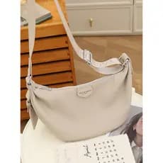 bolsa transversal feminino bolsa feminina Bolsa feminina 2026 novo estilo alça de ombro larga Casual couro macio bolinho