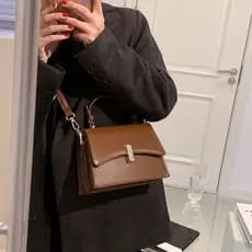bolsa feminina Bolsa Nicho francês moda elegante portátil pequeno quadrado saco influenciador 2025 novo estilo primavera