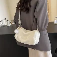 bolsa transversal feminino bolsa feminina Boston bolsa feminina 2025 novo estilo High-End Baguette bolsa de ombro Popula